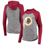 Add Washington Redskins G-III 4Her by Carl Banks Women's Championship Ring Pullover Hoodie – Heathered Gray/Burgundy To Your NFL Collection