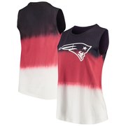 Add New England Patriots Junk Food Women's Dip Dye Muscle Tank Top – Navy/Red To Your NFL Collection