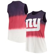 Add New York Giants Junk Food Women's Dip Dye Muscle Tank Top – Royal/Red To Your NFL Collection