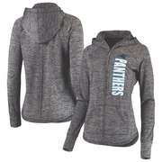 Add Carolina Panthers G-III 4Her by Carl Banks Women's Defender Full-Zip Hoodie – Gray To Your NFL Collection