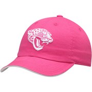 Add Jacksonville Jaguars Girls Youth Primary Logo Slouch Adjustable Hat – Pink To Your NFL Collection