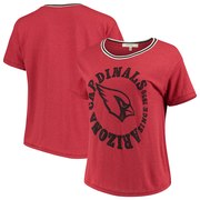 Add Arizona Cardinals Junk Food Women's Kick Off Tri-Blend T-Shirt – Cardinal To Your NFL Collection