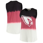 Add Arizona Cardinals Junk Food Women's Dip Dye Muscle Tank Top – Black/Cardinal To Your NFL Collection