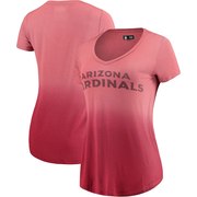 Add Arizona Cardinals 5th & Ocean by New Era Women's Dip Dye V-Neck T-Shirt – Cardinal To Your NFL Collection