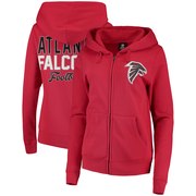 Add Atlanta Falcons 5th & Ocean by New Era Women's Halfback Full-Zip Hoodie - Red To Your NFL Collection