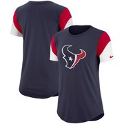 Add Houston Texans Nike Women's Tri-Blend Team Fan T-Shirt – Navy/Red To Your NFL Collection