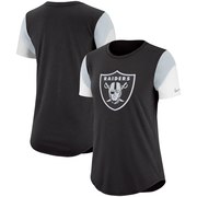 Add Oakland Raiders Nike Women's Tri-Blend Team Fan T-Shirt – Black/Silver To Your NFL Collection