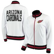 Add Arizona Cardinals G-III 4Her by Carl Banks Women's Field Goal Track Jacket – White To Your NFL Collection