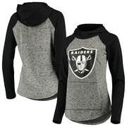 Add Oakland Raiders G-III 4Her by Carl Banks Women's Championship Ring Pullover Hoodie – Heathered Gray/Black To Your NFL Collection