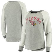 Add Arizona Cardinals Touch by Alyssa Milano Women's Gridiron Pullover Sweatshirt – Charcoal To Your NFL Collection