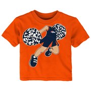 Add Denver Broncos Girls Infant Pom Pom Cheer T-Shirt - Orange To Your NFL Collection