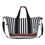 Add Miami Dolphins Women's Striped Weekender Bag To Your NFL Collection