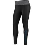 Add Carolina Panthers NFL Pro Line by Fanatics Branded Women's Color Blast Leggings - Black/Heathered Gray To Your NFL Collection