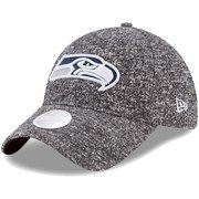 Add Seattle Seahawks New Era Women's Total Terry 9TWENTY Adjustable Hat - Heathered Gray To Your NFL Collection