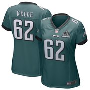 Add Jason Kelce Philadelphia Eagles Nike Women's Super Bowl LII Champions Patch Game Jersey – Midnight Green To Your NFL Collection