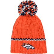 Add Denver Broncos Girls Youth Team Color Cable Knit Beanie – Orange To Your NFL Collection