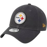 Add Pittsburgh Steelers New Era Women's Core Classic 9TWENTY Adjustable Hat - Graphite To Your NFL Collection