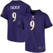 Add Justin Tucker Baltimore Ravens Nike Girls Youth Game Jersey - Purple To Your NFL Collection