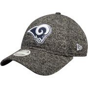 Add Los Angeles Rams New Era Women's Total Terry 9TWENTY Adjustable Hat – Heathered Black To Your NFL Collection