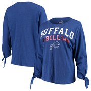 Add Buffalo Bills Touch by Alyssa Milano Women's On The Fly Long Sleeve T-Shirt - Royal To Your NFL Collection