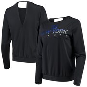 Add New York Giants Touch by Alyssa Milano Women's Breeze Back Long Sleeve T-Shirt - Black To Your NFL Collection