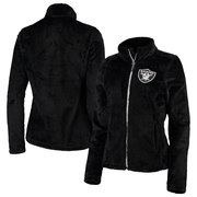 Add Oakland Raiders G-III 4Her by Carl Banks Women's Goal Line Full-Zip Jacket – Black To Your NFL Collection