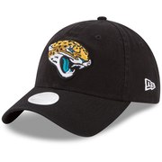 Add Jacksonville Jaguars New Era Women's Core Classic Primary 9TWENTY Adjustable Hat - Black To Your NFL Collection