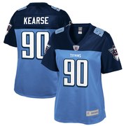 Add Jevon Kearse Tennessee Titans NFL Pro Line Women's Retired Player Jersey – Navy To Your NFL Collection