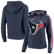 Add Houston Texans Junk Food Women's Sunday Liberty Pullover Hoodie - Navy To Your NFL Collection