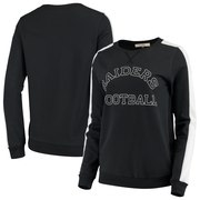 Add Oakland Raiders Junk Food Women's French Terry Contrast Panel Sweatshirt - Black To Your NFL Collection