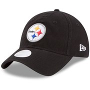 Add Pittsburgh Steelers New Era Women's Core Classic Primary 9TWENTY Adjustable Hat - Black To Your NFL Collection