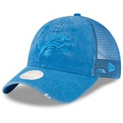 Add Detroit Lions New Era Women's Tonal Washed Trucker 9TWENTY Adjustable Hat – Blue To Your NFL Collection