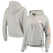 Add Denver Broncos Junk Food Women's Fashion Fleece Pullover Hoodie - Heathered Gray To Your NFL Collection