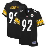 Add Olasunkanmi Adeniyi Pittsburgh Steelers NFL Pro Line Women's Player Jersey – Black To Your NFL Collection