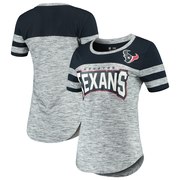 Add Houston Texans New Era Women's Space Dye Bling T-Shirt – Navy To Your NFL Collection