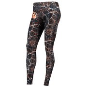 Add Cincinnati Bengals Zubaz Women's Marble Leggings - Black/Orange To Your NFL Collection