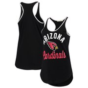 Add Arizona Cardinals Junk Food Women's Goal Line Ringer Tank Top - Black To Your NFL Collection