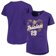 Add Adam Thielen Minnesota Vikings Girls Youth Sonic Heart Player Name & Number Dolman T-Shirt - Purple To Your NFL Collection