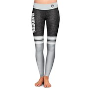 Add Oakland Raiders Women's Colorblock Stripe Leggings - Black To Your NFL Collection