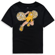 Add Pittsburgh Steelers Girls Toddler Pom Pom Cheer T-Shirt – Black To Your NFL Collection
