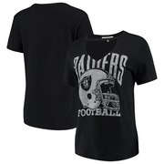 Add Oakland Raiders Junk Food Women's Fashion Cut Out V-Neck T-Shirt – Black To Your NFL Collection