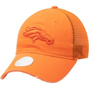 Add Denver Broncos New Era Women's Tonal Washed Trucker 9TWENTY Adjustable Hat – Orange To Your NFL Collection