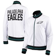 Add Philadelphia Eagles G-III 4Her by Carl Banks Women's Field Goal Track Jacket – White To Your NFL Collection