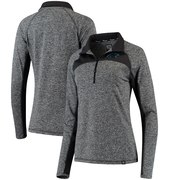 Add Carolina Panthers NFL Pro Line by Fanatics Branded Women's Static Quarter-Zip Jacket - Heathered Charcoal/Charcoal To Your NFL Collection