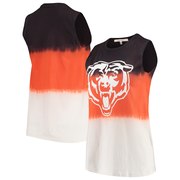 Add Chicago Bears Junk Food Women's Dip Dye Muscle Tank Top – Navy/Orange To Your NFL Collection