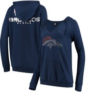 Add Denver Broncos Cuce Women's Aficionado Pullover Hoodie – Navy To Your NFL Collection