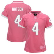 Add Deshaun Watson Houston Texans Girls Youth Bubble Gum Jersey - Pink To Your NFL Collection