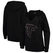 Add Atlanta Falcons Cuce Women's Huddle Up Pullover Hoodie – Black To Your NFL Collection