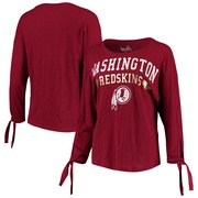 Add Washington Redskins Touch by Alyssa Milano Women's On The Fly Long Sleeve T-Shirt - Burgundy To Your NFL Collection