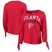 Add Atlanta Falcons Touch by Alyssa Milano Women's On The Fly Long Sleeve T-Shirt - Red To Your NFL Collection